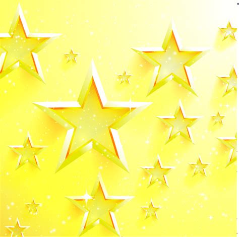 Gold Star Background Free Vector Download 47668 Free Vector For