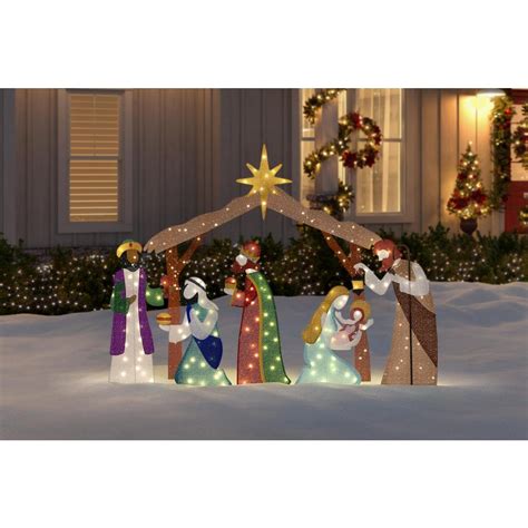 Yard Decoration Outdoor Nativity Sets Outdoor Christmas Decorations