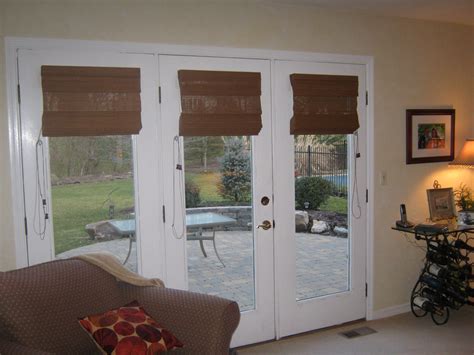 List Of French Door Roman Blinds Basic Idea Home Decorating Ideas