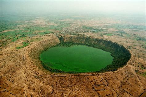 Meteor Impact Crater At Lonar Maharashtra 1600x1067 Beautiful