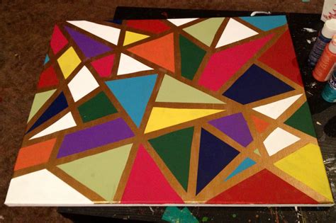 The Lazy Crafter Geometric Painting