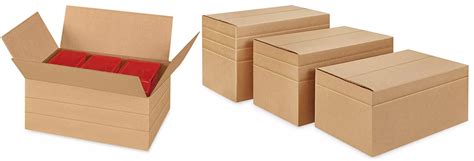 Multi Depth Boxes Adjustable Shipping Boxes In Stock Uline