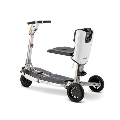Moving Life Atto Folding Mobility Scooter White Mlat01100b20