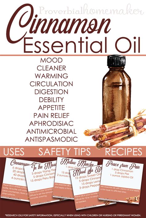 Best Cinnamon Essential Oil Uses Safety And Recipes