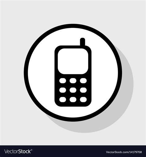 Cell Phone Icon Black 157521 Free Icons Library