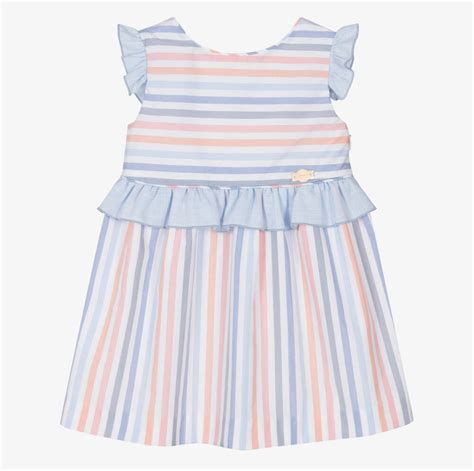 Miranda Girls Stripe Cotton Dress Little Darlings Closet