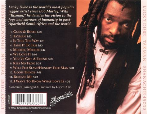 Br Lucky Dube Taxman 1997 Reggae Sul Africano