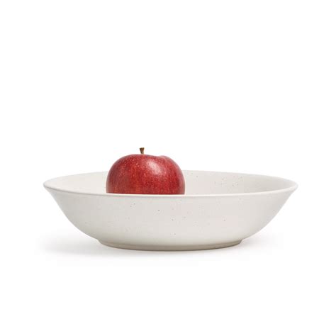 Large White Stoneware Pasta Bowls Chalk Ceramic Serving Bowls Monoware
