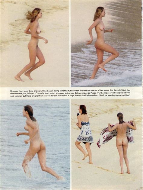 Naked Uma Thurman In Beach Babes