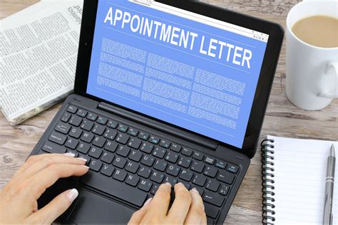 Free Of Charge Creative Commons Appointment Letter Image Laptop 1