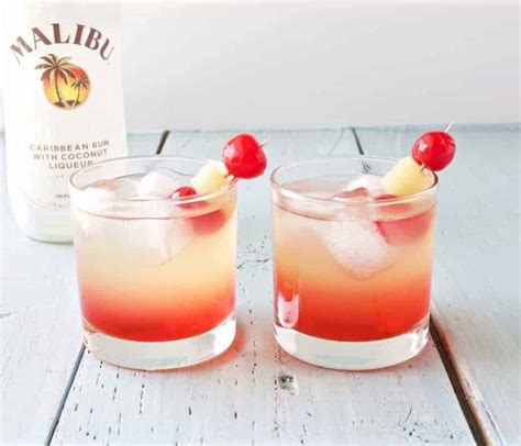 Wat heb je nodig voor een malibu sunset? Malibu Sunset Cocktail Mixed Drink Recipe - Homemade Food ...