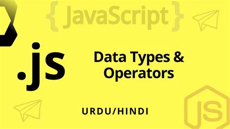 Web development Series | JavaScript Data types & Operators ...