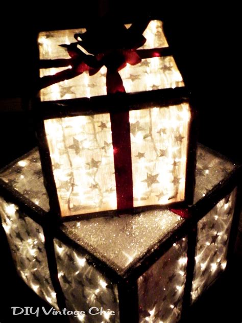 Maybe you would like to learn more about one of these? DIY Vintage Chic: How to Make Lighted Christmas Presents ...