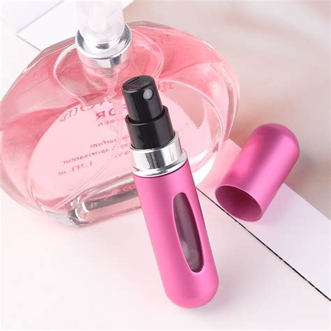 Ml Refillable Mini Perfume Spray Bottle Aluminum Spray Atomizer Portable Travel Cosmetic