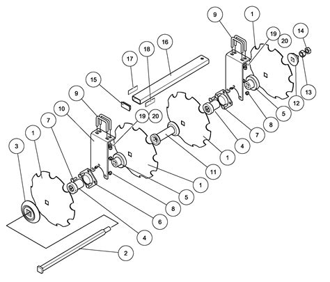 BUSH HOG DISC HARROWS 1D 2D 3D MODELS DISC GANGS AND RELATED OEM PARTS