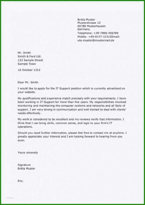 Formeller Brief Englisch Muster - Kostenlose Vorlagen zum Download