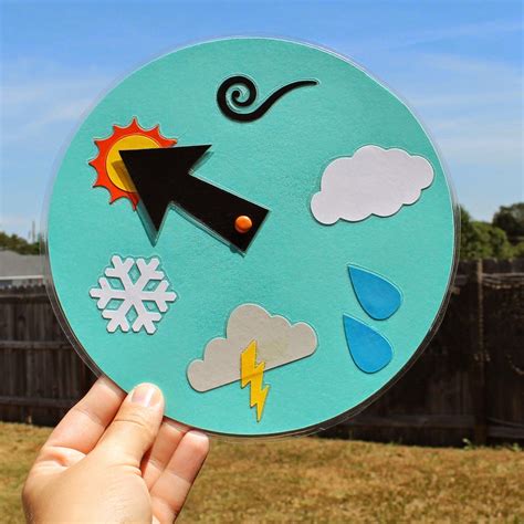 Teaching Aid Weather Chart Weather Crafts Preschool Preschool