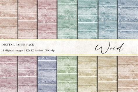 Wood Digital Papers Graphic By Bonadesigns · Creative Fabrica