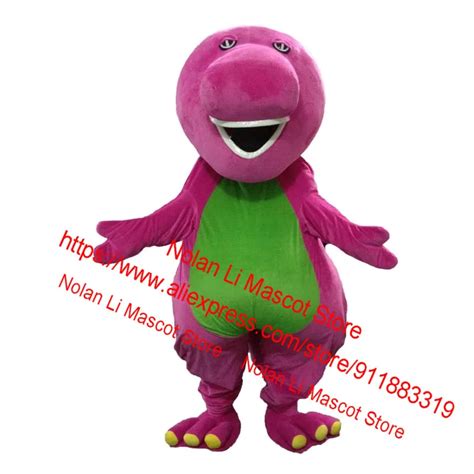 New Arrival Updates Everyday Cute Purple Barney Mascot Costume Suit