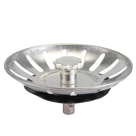 2 pack sink drain strainer,4.5 inch diameter,germany stainless steel kitchen sink strainer,wide rim perfect for most sink drains,rust free,heavy duty. 201 stainless steel kitchen sink strainer stopper waste ...