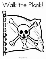 Pirate Coloring Flag Plank Walk Drapeau Noir Est Le Talk Built California Usa Outline Twistynoodle Ll Noodle Library Clipart Cursive sketch template