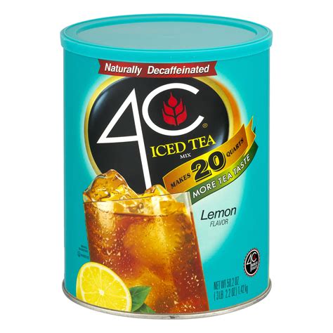 4c Decaf Iced Tea Mix Lemon 502 Oz 1 Count