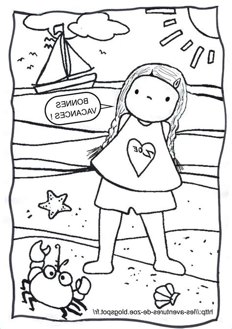 8 Inspirant De Coloriage Vacances Collection - Coloriage : Coloriage