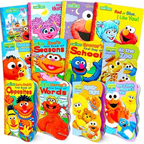 Sesame Street Board Books Ultimate Bundle Set For Kids Toddlers Pack