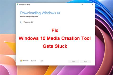 Fixed Windows 10 Media Creation Tool Stuck