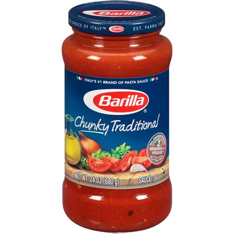 Barilla Chunky Traditional Pasta Sauce 24 Oz