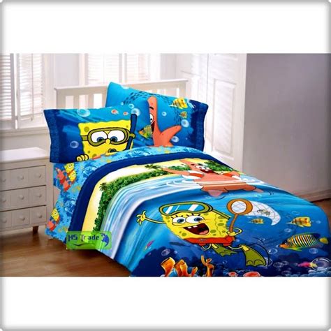 Il vestito del nostro letto per tutte le stagioni. LENZUOLA SPONGEBOB UFFICIALE COMPLETO LETTO SINGOLO (N ...