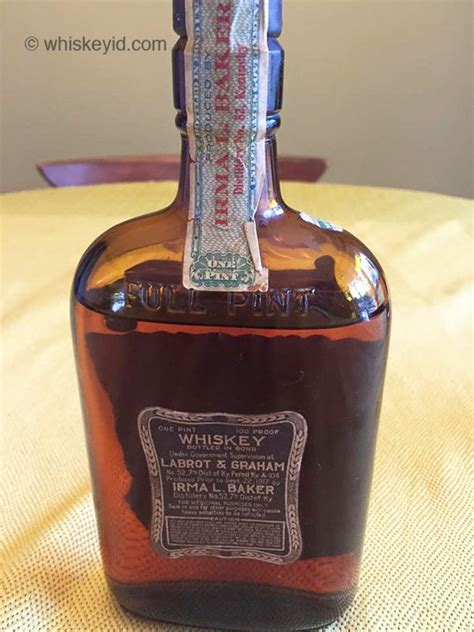 Oldbakerwhiskey1919back Whiskey Id Identify Vintage And