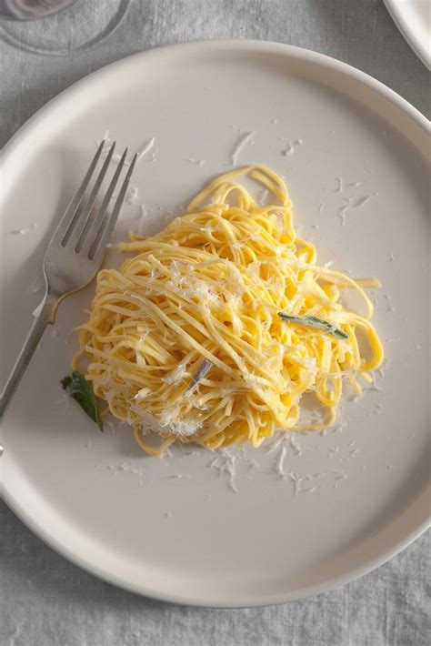 Tajarin Pasta With Butter And Sage Vegetarian Pasta Recipes Sage