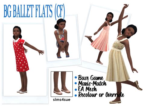 Ballet Flats From Sims 4 Sue Sims 4 Downloads