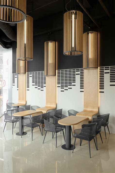 The Custom Designed Tables In This Cafe Are Like A Ribbon That Wraps
