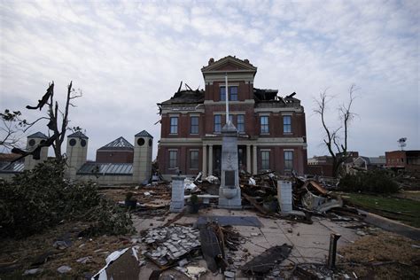 Mayfield Tornado Damage In Kentucky Photos And Videos