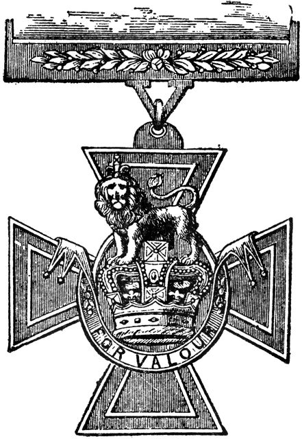 Black and white heraldic cross with talons and wings #1108766 by vector tradition sm. Victoria Cross | ClipArt ETC