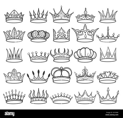 King And Queen Crowns Drawings