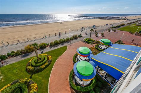 The boardwalk stretches over 40 along the oceanfront. Boardwalk Resort & Villas Virginia Beach, VA - See Discounts