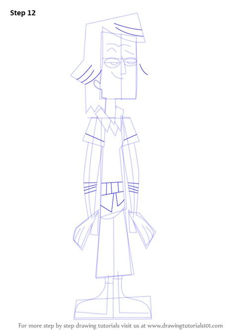 Extend the line you just made a little ways past both sides of the rectangle. Step by Step How to Draw Noah from Total Drama Island ...
