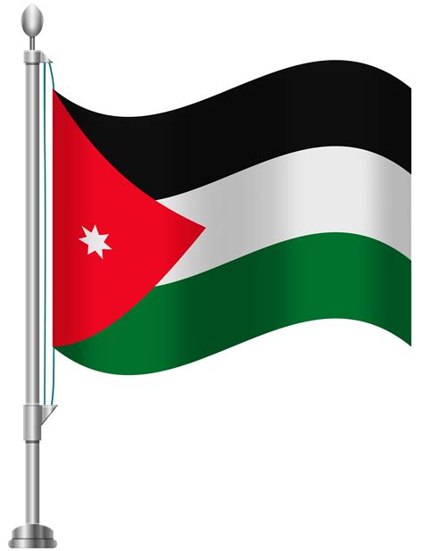 Jordan Flag Clipart