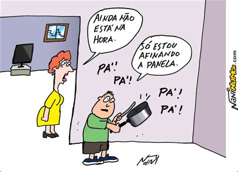 The august protests and panelaço. Nani Humor: PANELAÇO