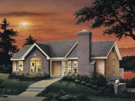 Want to build your own home? Lakeview Cape Cod Ranch Home Plan 007D-0037 | House Plans ...