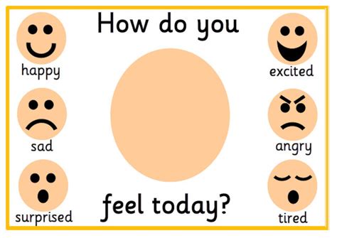 How Do I Feel Today Printable Printable Templates