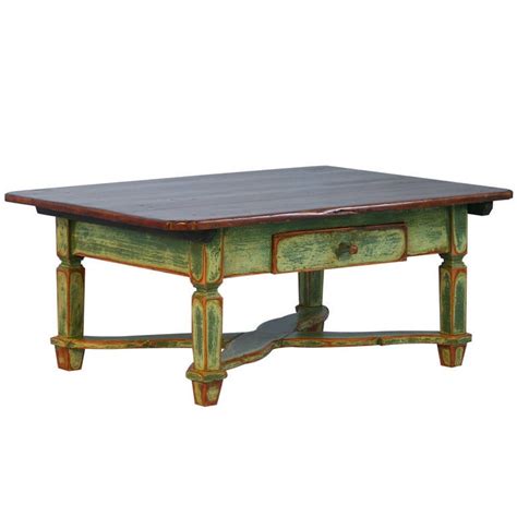Pine coffee table coffee table furniture lift top coffee table glass top coffee table coffee table with storage sitting room decor muebles living solid wood shelves coffee table wayfair. Antique Green Painted Pine Coffee Table, Romania circa ...