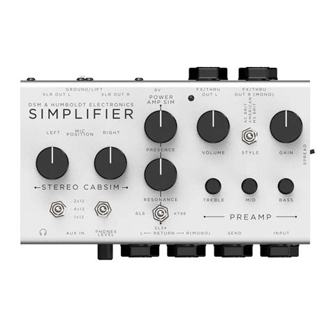 Dsm And Humboldt Simplifier 549 Zero Watt Stereo Amp Preamp