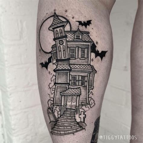 12 Haunted House Tattoo Ideas To Inspire You Alexie