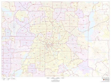 Printable Dallas Map