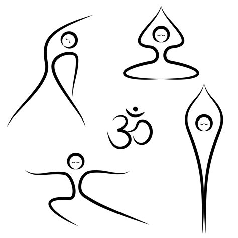 Browse our illustrated yoga pose library, with a collection of seated and standing poses, beginner poses, advanced poses and twists. Yoga Poses Drawing | Free download on ClipArtMag