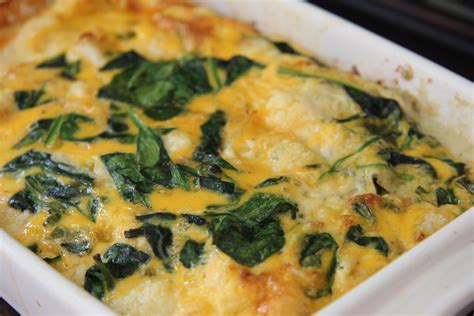Cauliflower Spinach And Blue Cheese Frittata Divalicious Recipes